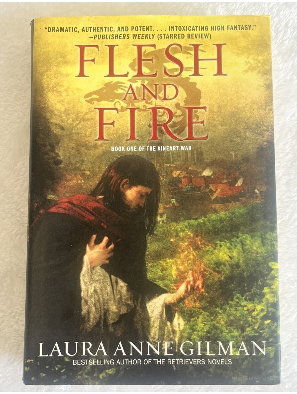 HIGH FANTASY 1ST EDITION! Flesh and Fire Laura Anne Gilman Hardcover 2009